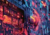 科技故障预警海报设计，从细节到效果